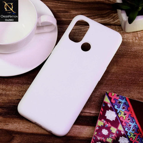 OnePlus Nord N100 Cover - White - Soft Silicon Premium Quality Back Case