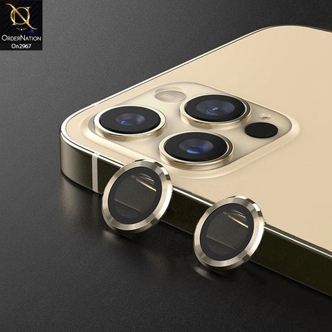 iPhone 12 Protector - Metal Ring Camera Glass Protector