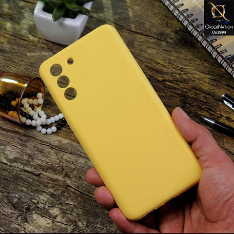 Samsung Galaxy S21 Plus 5G Cover - Yellow - New Stylish Soft Candy Colors Case