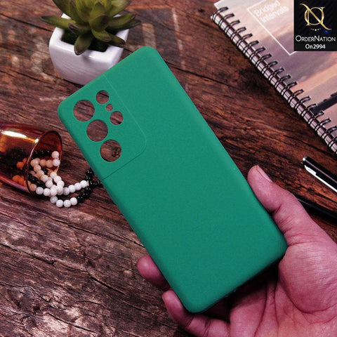 Samsung Galaxy S21 Ultra 5G Cover - Shamrock Green - New Stylish Soft Candy Colors Case