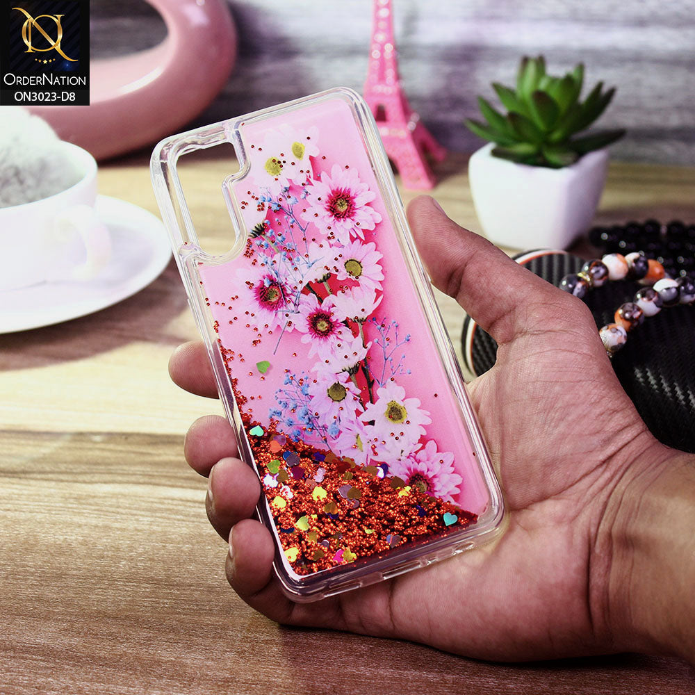 Oppo Reno 3 Cover - Design 8 - Trendy Bling Liquid Glitter Soft Case