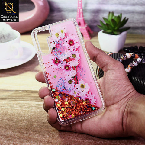 Oppo Reno 3 Cover - Design 8 - Trendy Bling Liquid Glitter Soft Case