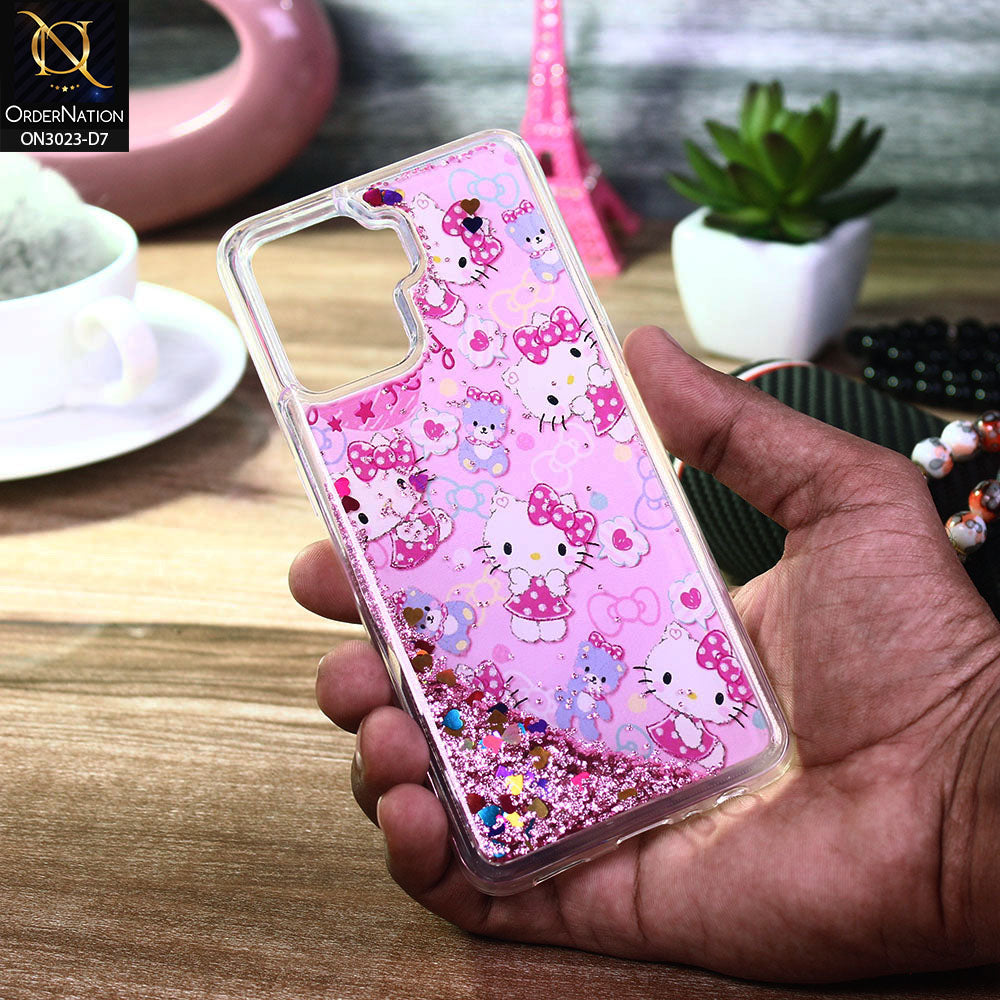 Oppo F19 Pro Cover - Design 6 - Trendy Bling Liquid Glitter Soft Case