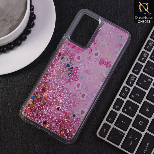 Vivo V21 Cover - Design 7 - Trendy Bling Liquid Glitter Soft Case