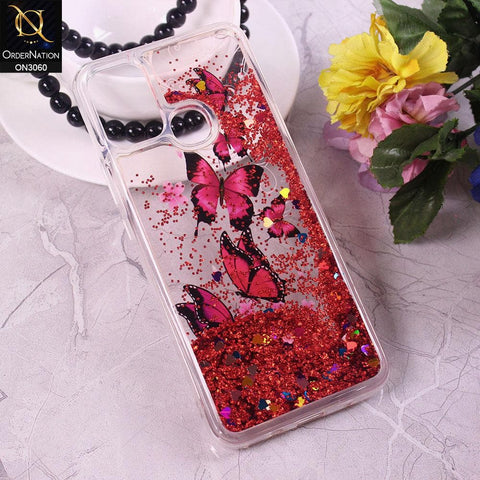 Infinix Hot 10 Play Cover - Design 4 - Trendy Moving Liquid Glitter Shine Soft Borders Case