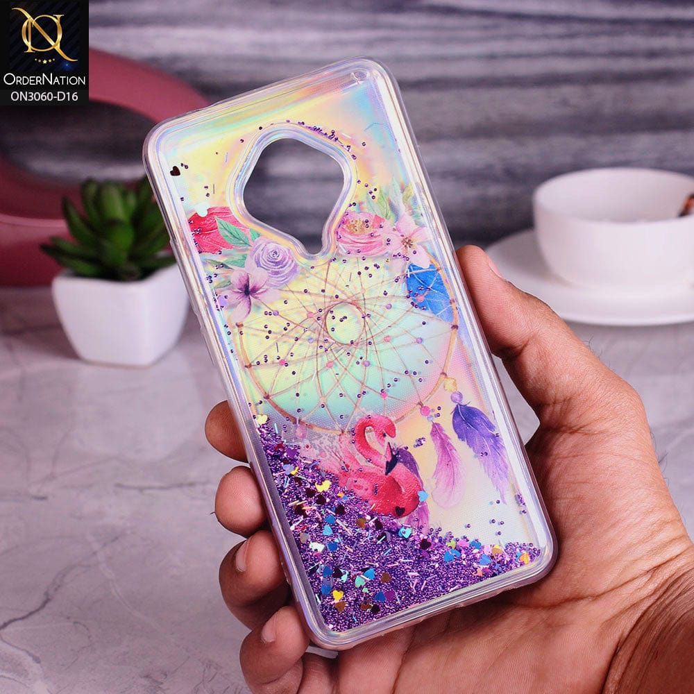 Vivo Y51 (2020 September) Cover - Design 16 - Trendy Moving Liquid Glitter Shine Soft Borders Case