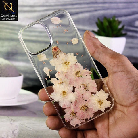 iPhone 11 Pro Max Cover - Design 12 - Dry Flower Soft Silicone Transparent Case