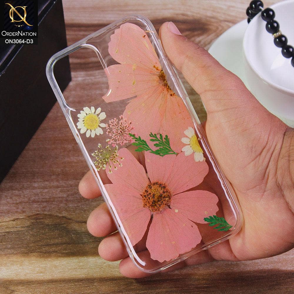 iPhone 11 Pro Max Cover - Design 3 - Dry Flower Soft Silicone Transparent Case