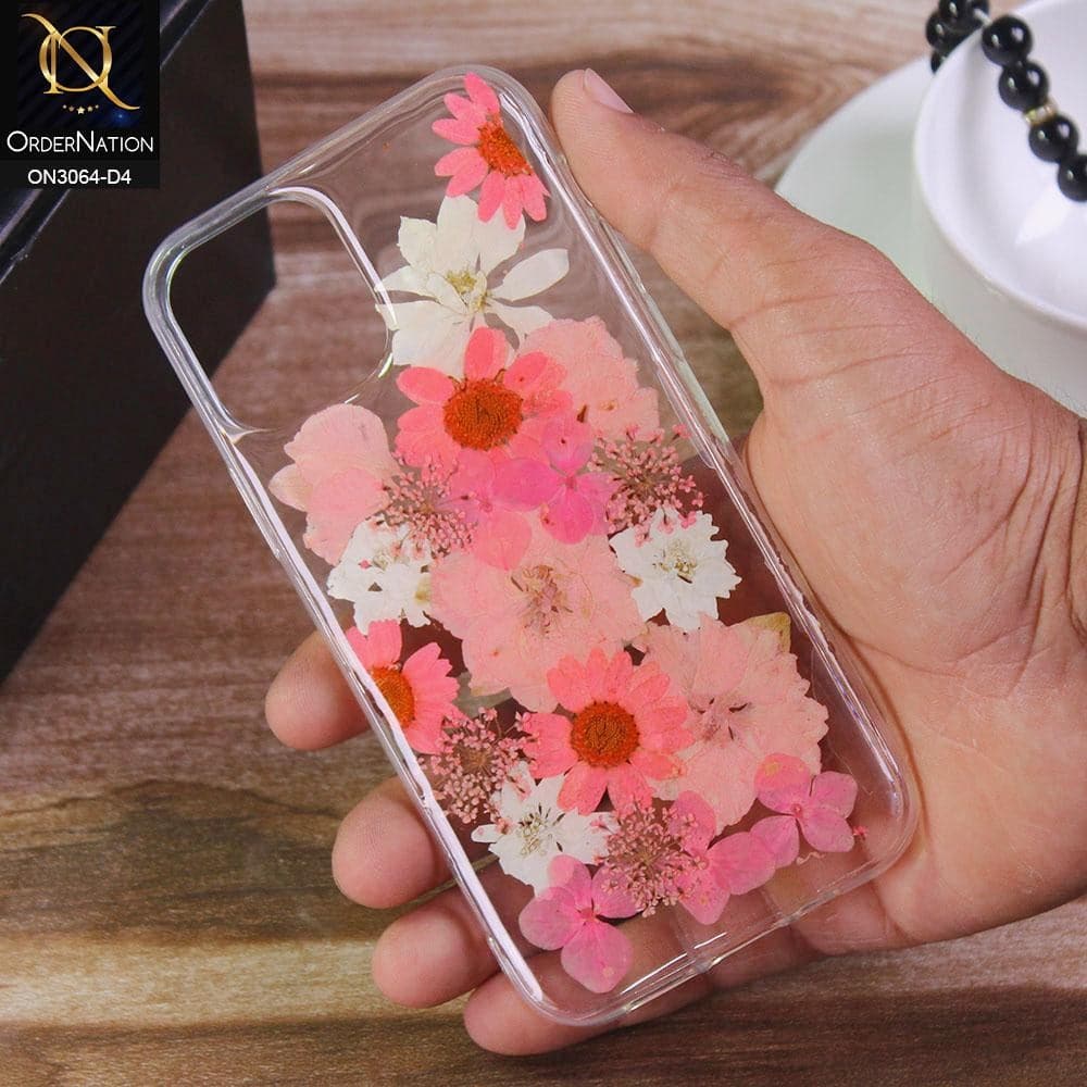 iPhone 11 Pro Max Cover - Design 4 - Dry Flower Soft Silicone Transparent Case