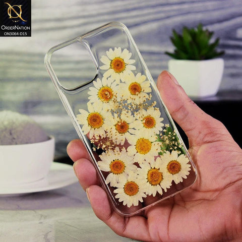 iPhone 12 Pro Cover - Design 15 - Dry Flower Soft Silicone Transparent Case