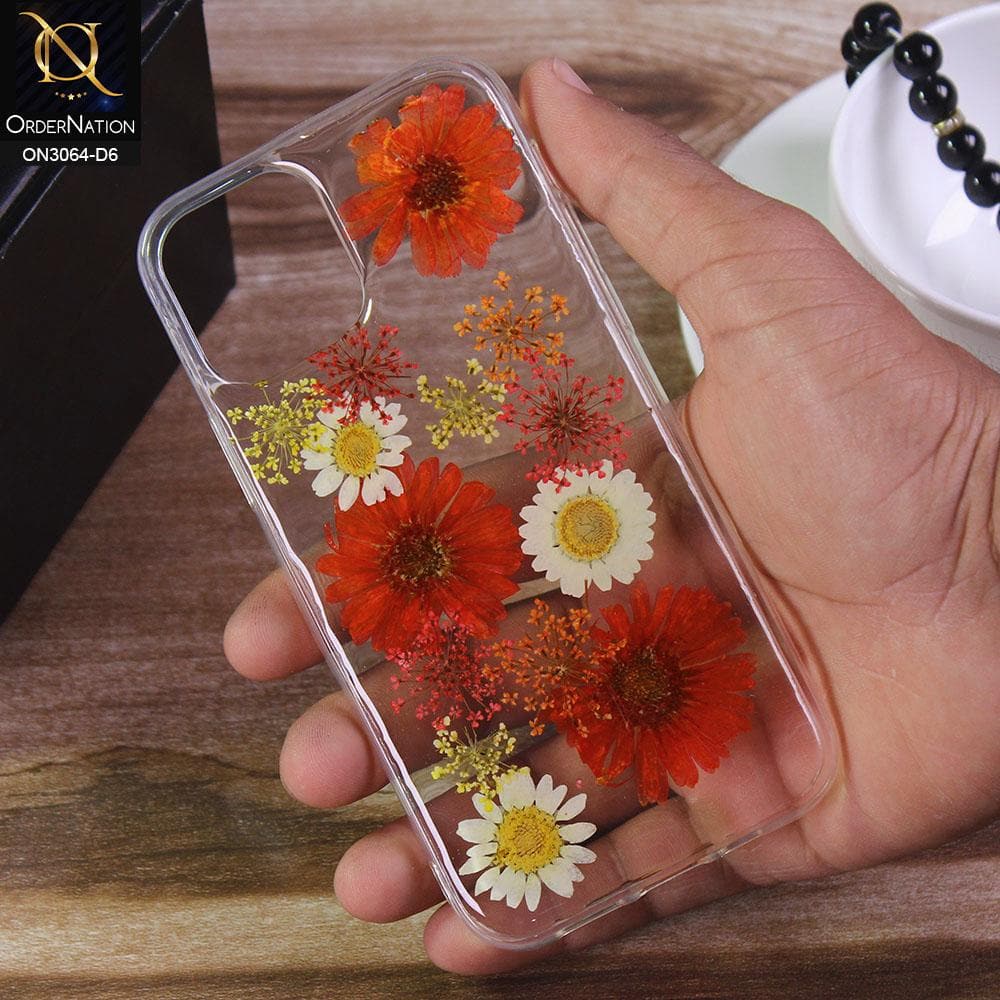 iPhone 12 Pro Max Cover - Design 6 - Dry Flower Soft Silicone Transparent Case