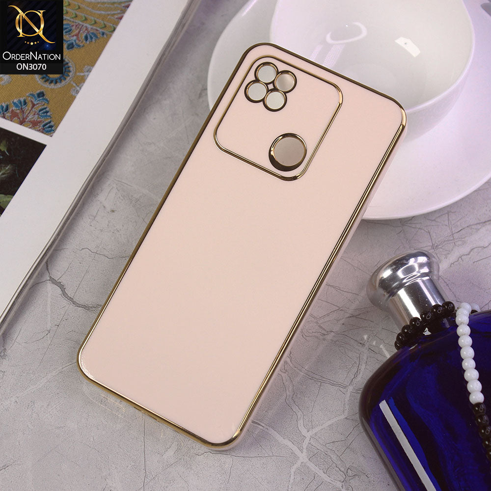 Xiaomi Redmi 9C Cover - Pink - Electroplating Silk Shiny Soft Case With Camera Protection