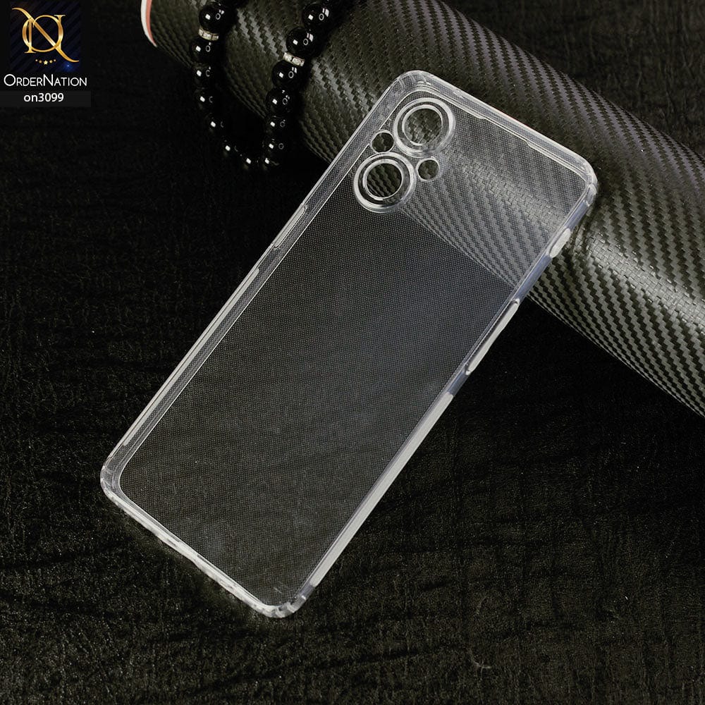 OnePlus Nord N20 5G Cover - Soft 4D Design Shockproof Silicone Transparent Clear Camera Protection Case