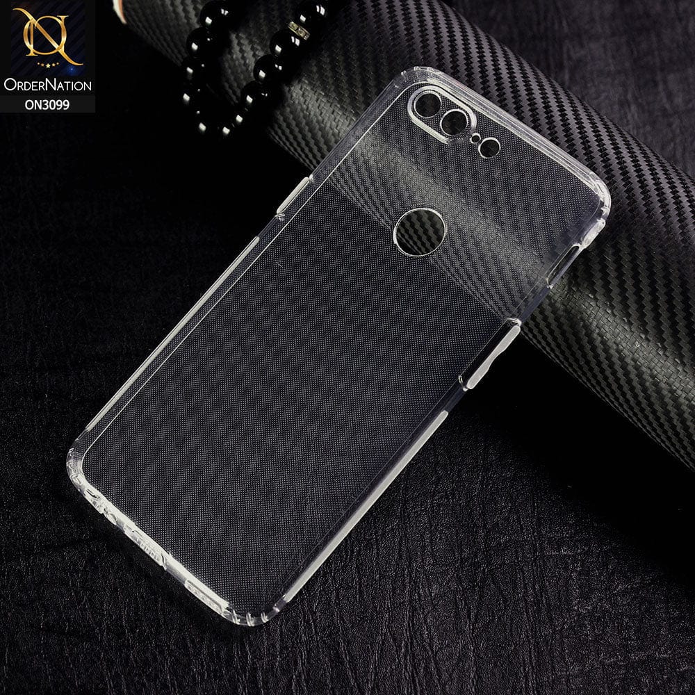 OnePlus 5T Cover - Soft 4D Design Shockproof Silicone Transparent Clear Camera Protection Case