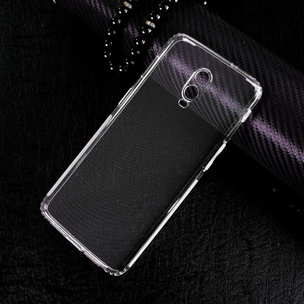 OnePlus 6T Cover - Soft 4D Design Shockproof Silicone Transparent Clear Camera Protection Case