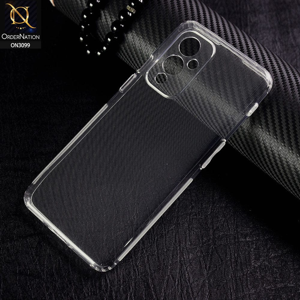 OnePlus 9 Cover - Soft 4D Design Shockproof Silicone Transparent Clear Camera Protection Case