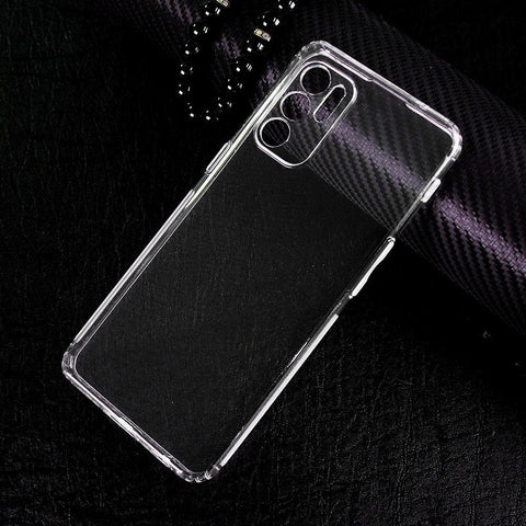 Oppo Reno 6 Cover - Soft 4D Design Shockproof Silicone Transparent Clear Camera Protection Case