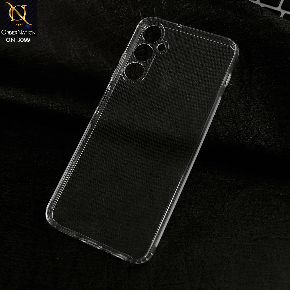 Samsung Galaxy A05s Cover - Soft 4D Design Shockproof Silicone Transparent Clear Camera Protection Case