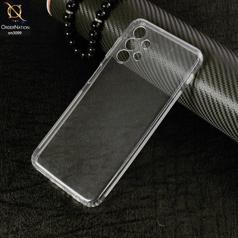 Samsung Galaxy A13 Cover - Soft 4D Design Shockproof Silicone Transparent Clear Camera Protection Case