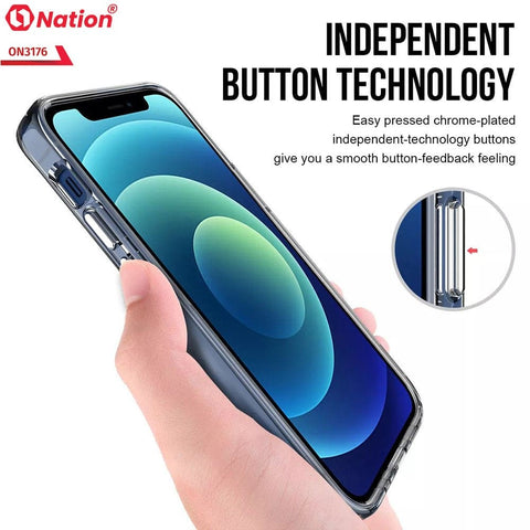 Xiaomi Redmi Note 10S Cover - ONation Essential Series - Premium Quality No Yellowing Drop Tested Tpu+Pc Clear Soft Edges