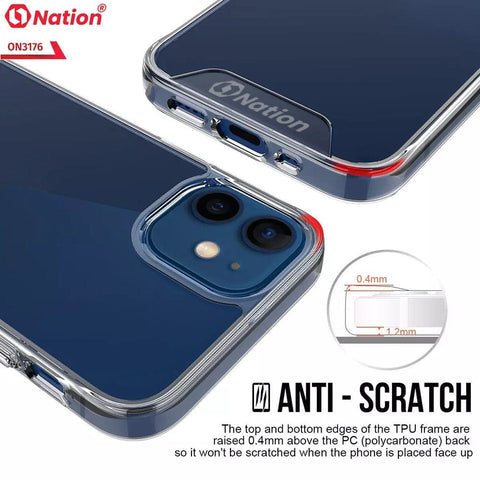 Samsung Galaxy M22 Cover - ONation Essential Series - Premium Quality No Yellowing Drop Tested Tpu+Pc Clear Soft Edges