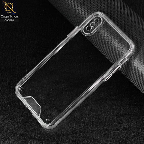 iPhone XS / X Cover - V2 - Space Premium Quality Drop Tested Transparent Case