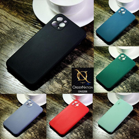 iPhone 12 Cover - Black - Matte Candy Colour Soft Silicone Case