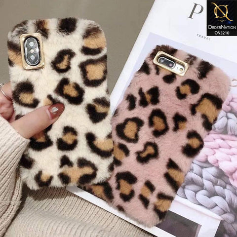 iPhone 6S / 6 Cover - Pink - Luxury 3D Soft Camera Rhinestone Fluffy Case