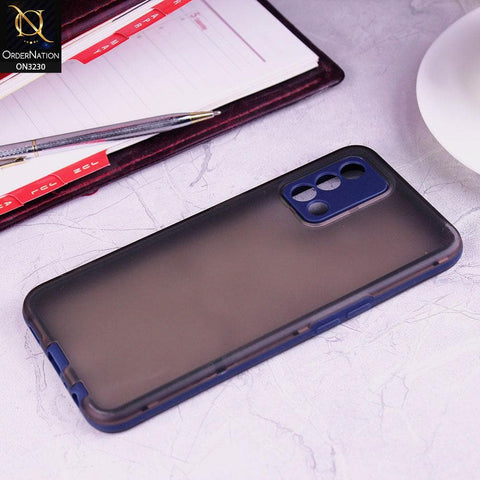 Oppo A74 Cover - Blue - 360 3 in 1 Soft and Hard Skid Proof Protective Case