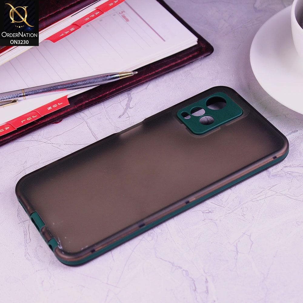 Vivo Y33s Cover - Green - 360 3 in 1 Soft and Hard Skid Proof Protective Case