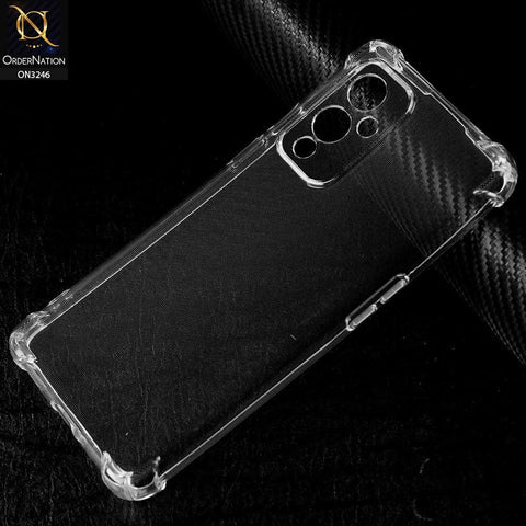 OnePlus 9 Cover - Soft 4D Design Shockproof Silicone Transparent Clear Camera Protection Case