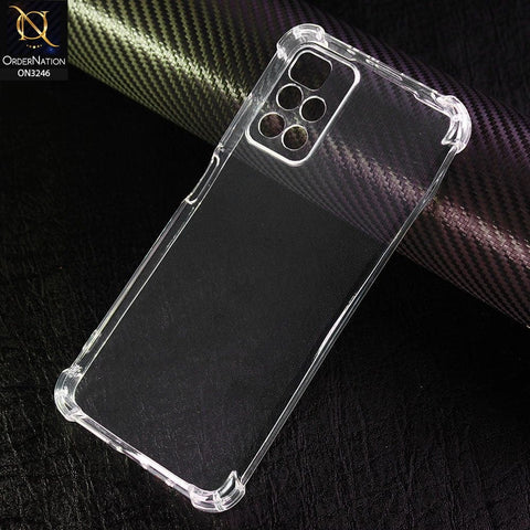 Xiaomi Redmi 10 Prime Cover - Soft 4D Design Shockproof Silicone Transparent Clear Case