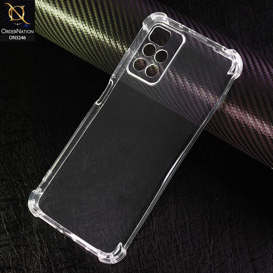 Xiaomi Redmi 10 Cover - Soft 4D Design Shockproof Silicone Transparent Clear Case