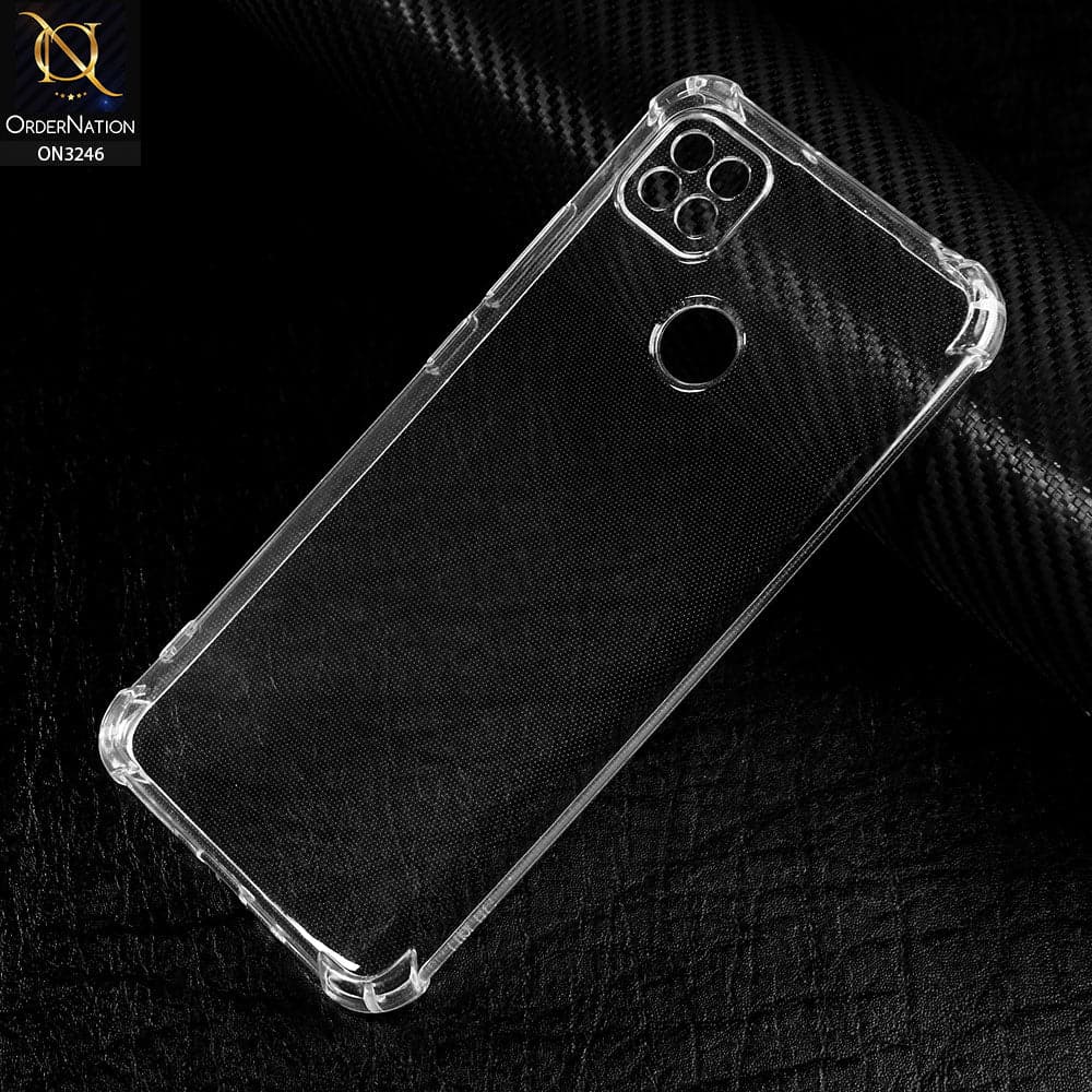 Xiaomi Redmi 9C Cover - Soft 4D Design Shockproof Silicone Transparent Clear Case