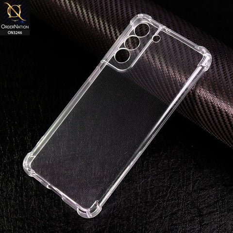 Samsung Galaxy S21 5G Cover - Soft 4D Design Shockproof Silicone Transparent Clear Case