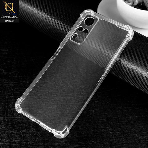 Vivo Y51a Cover - Soft 4D Design Shockproof Silicone Transparent Clear Camera Protection Case