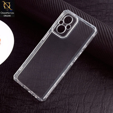 OnePlus Nord N20 5G Cover - Four Sided Airbag With Camera Protection Clear Transparent Soft Case