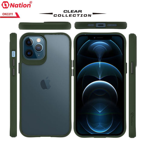 iPhone 11 Pro Max Cover - Green - ONation Combat X Mode Series Soft Borders Case