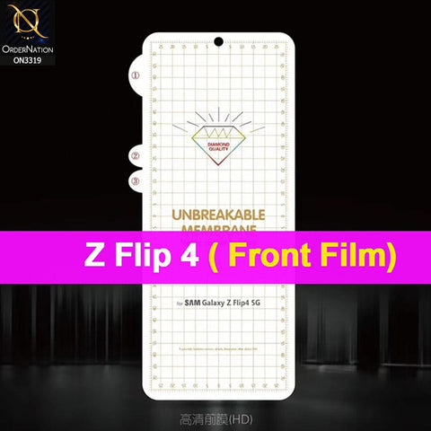 Samsung Galaxy Z Flip 4 5G Protector - 360° Transparent Full Body Unbreakable Protective Film Sticker Cover