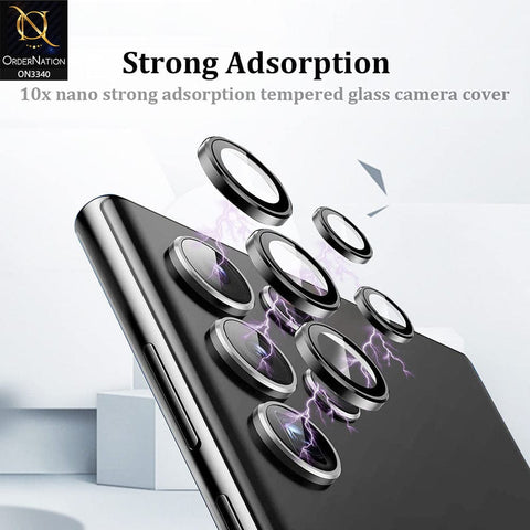 iPhone 11 Pro Max Protector - Dark Green - Aluminium Alloy Metal Tempered Glass Camera Protector