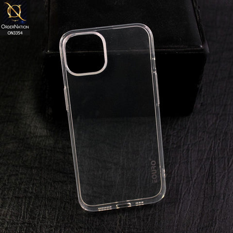 iPhone 11 Pro Cover - Transparent - EOURO Shock Resistant Soft Silicone Camera Protection Case