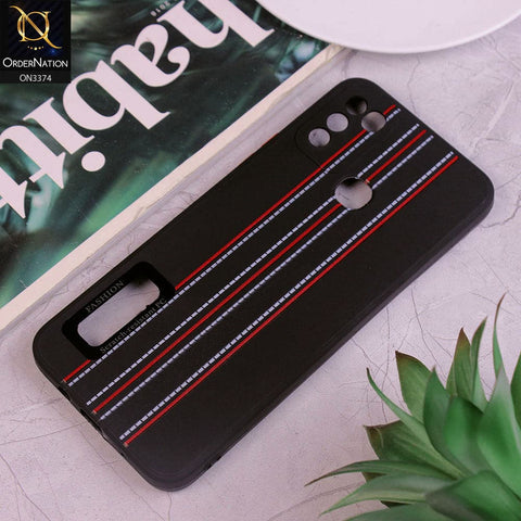 Infinix Hot 11 Play Cover - Black - New Style Soft Silicone Camera Protection Case with Good Luck Logo Hole