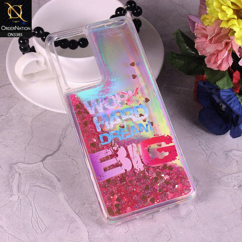 Infinix Note 11 Pro Cover - Design2 - Trendy Heart Shape Moving Liquid Glitter Shine Soft Borders Case