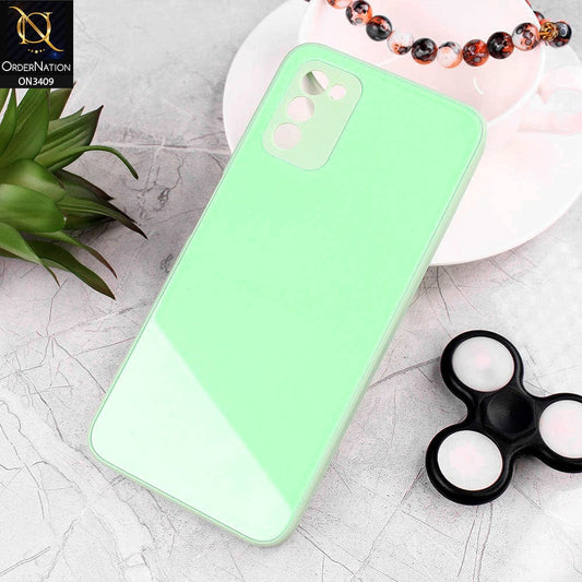 Samsung Galaxy A02s Cover - Light Green - New Glossy Shine Soft Borders Camera Protection Back Case