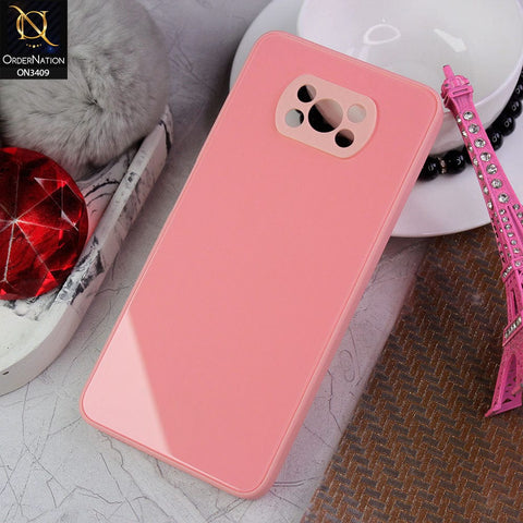 Xiaomi Poco X3  Cover - Peach - New Glossy Shine Soft Borders Camera Protection Back Case