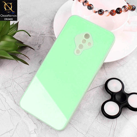 Vivo S1 Pro Cover - Light Green - New Glossy Shine Soft Borders Camera Protection Back Case