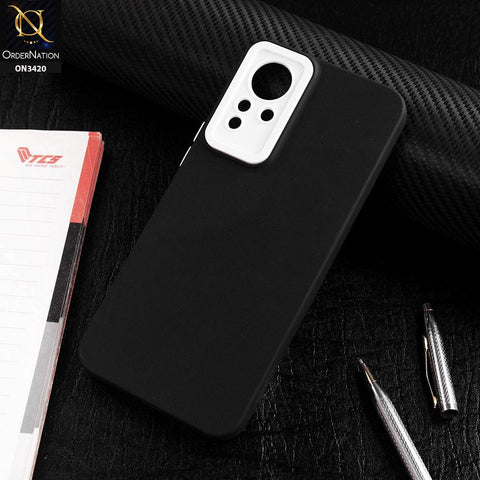 Infinix Note 11 Cover - Black - Soft Silicone Candy Color Matte Look Camera Protection Case