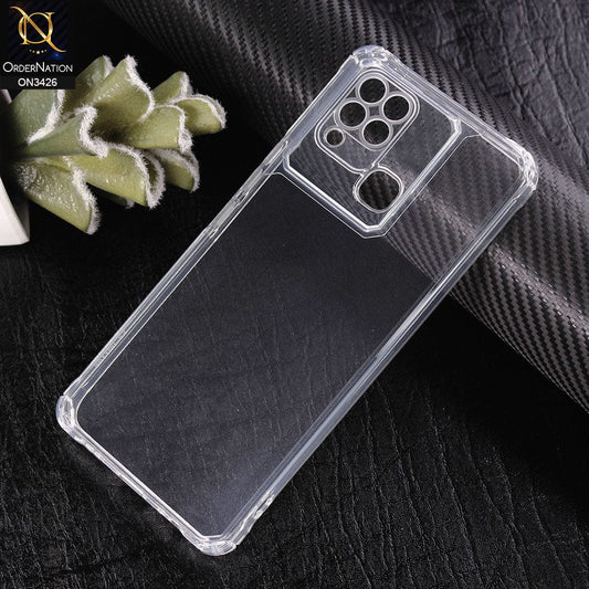 Infinix Hot 10s Cover - Transparent - New Soft TPU Shock Proof Bumper Transparent Protective Case with Camera Protection