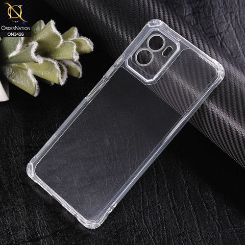 Vivo Y15c Cover - Transparent - New Soft TPU Shock Proof Bumper Transparent Protective Case with Camera Protection