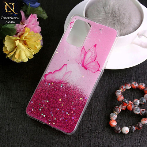 Oppo F19s Cover - Design 3 - New Floral Spring Bling Series Soft Tpu Case ( Glitter Does not Move )